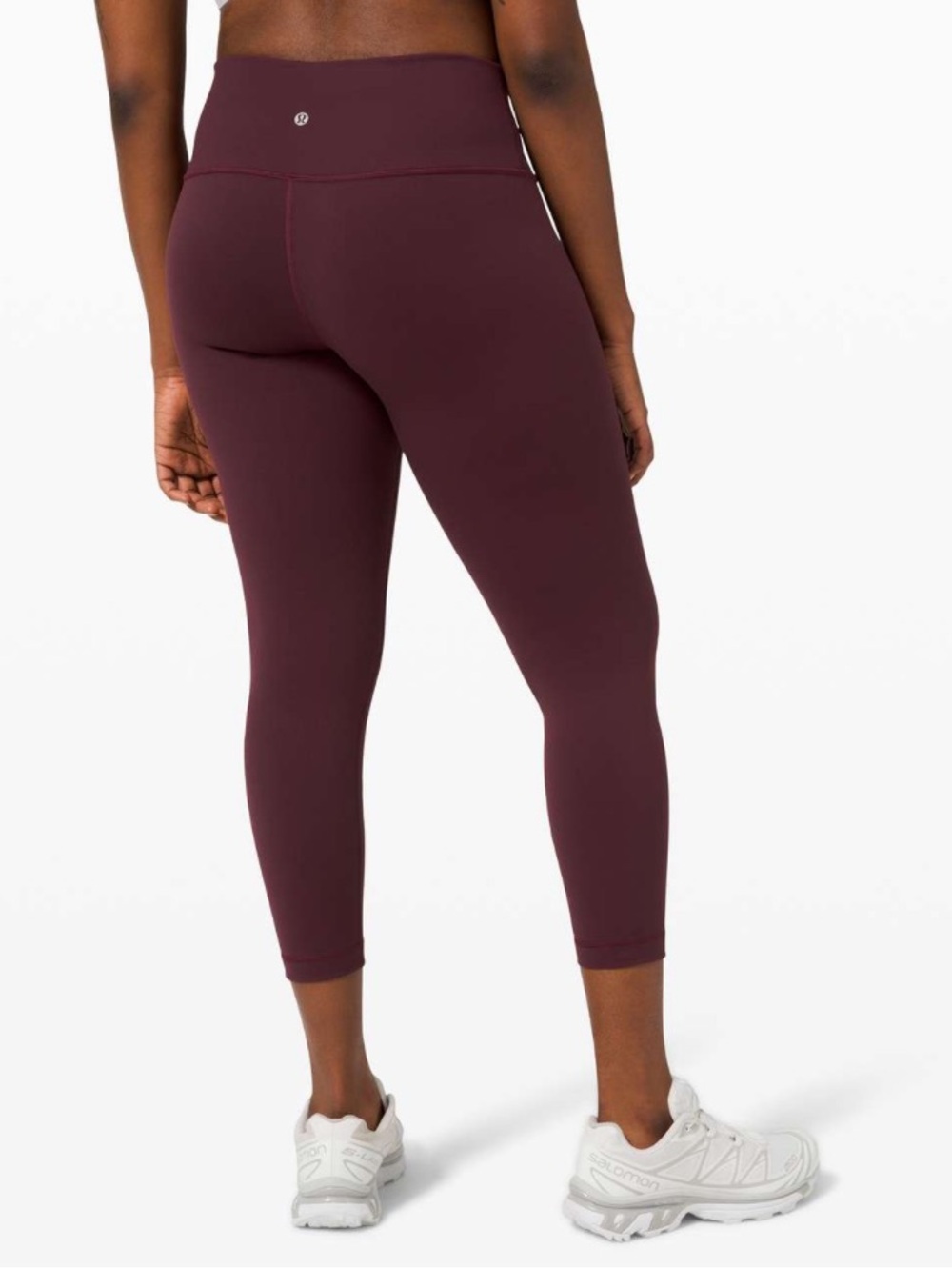 Lululemon Burgundy Wunder Under High-Rise Tight 25" Full-On Luon Size 6